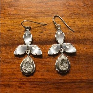 Kendra Scott color bar drusy earrings